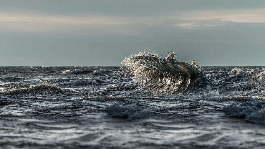 Lake Erie Waves #8 Photograph by Dave Niedbala