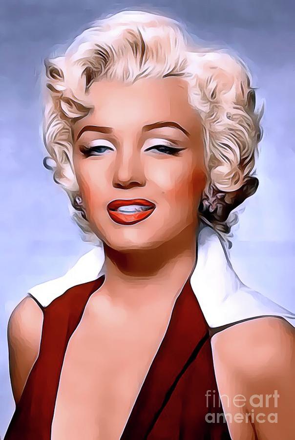 Marilyn Monroe, Actress And Model Digital Art