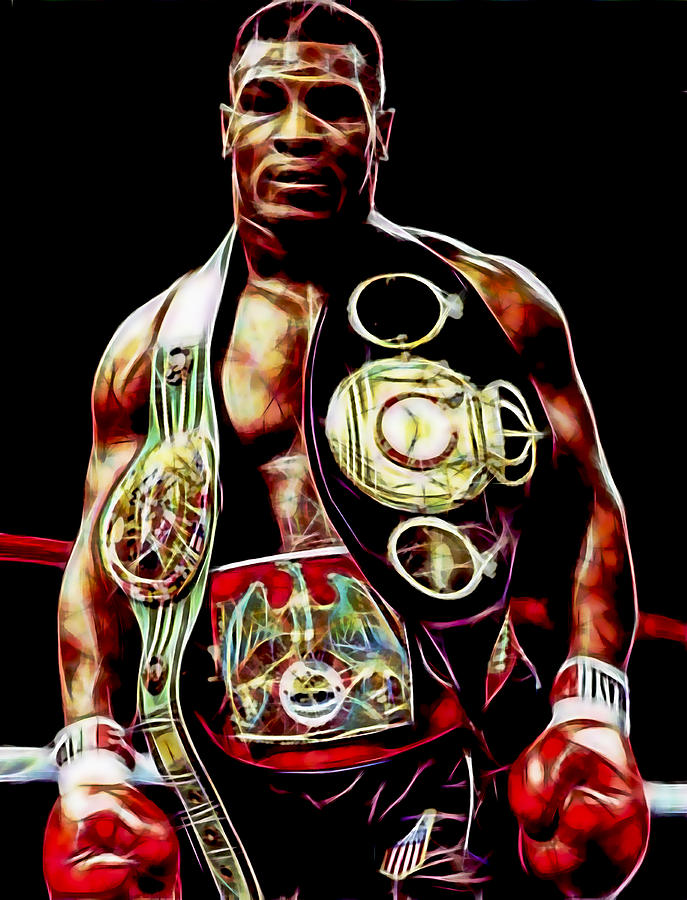 Mike Tyson Collection #8 Mixed Media by Marvin Blaine