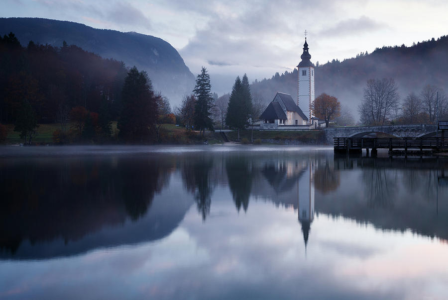Morning at Lake Bohinj in Slovenia #8 Photograph by Ian Middleton
