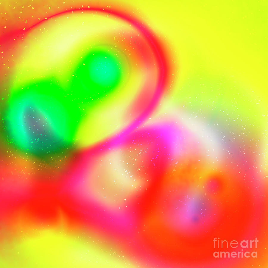 Multicoloured Abstract Pattern Digital Art