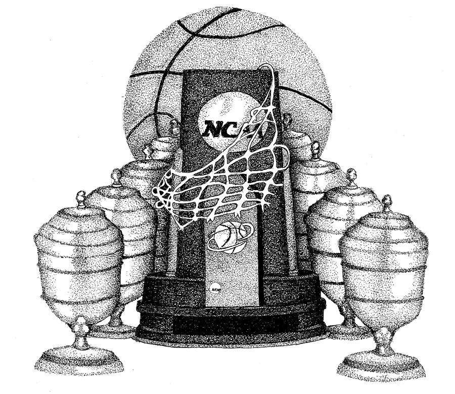 8 National Championships Drawing by Tanya Crum Fine Art America