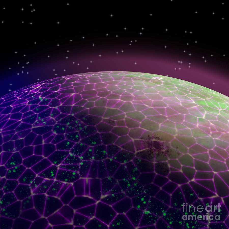 Network Planet Digital Art