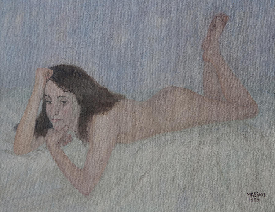 Nude Study Painting by Masami Iida