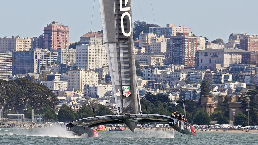 San Francisco Photograph - Oracle Americas Cup Winner #8 by Steven Lapkin