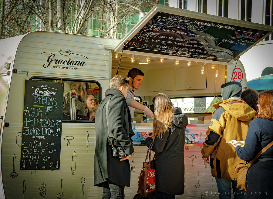 Outdoor Mobile Food Market #8 Photograph by Henri Irizarri