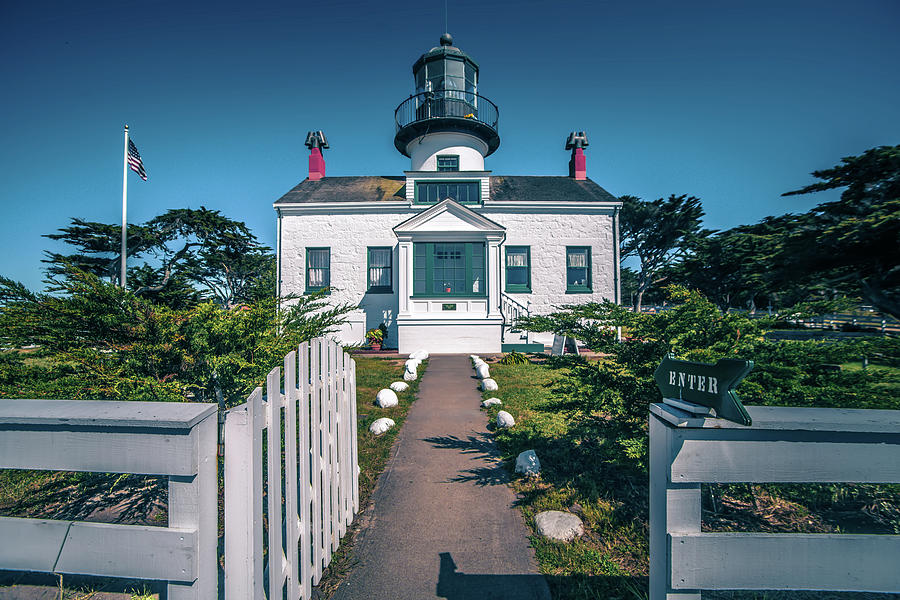 Point Pinos Lighthouse in Monterey California #8 Photograph by Alex Grichenko