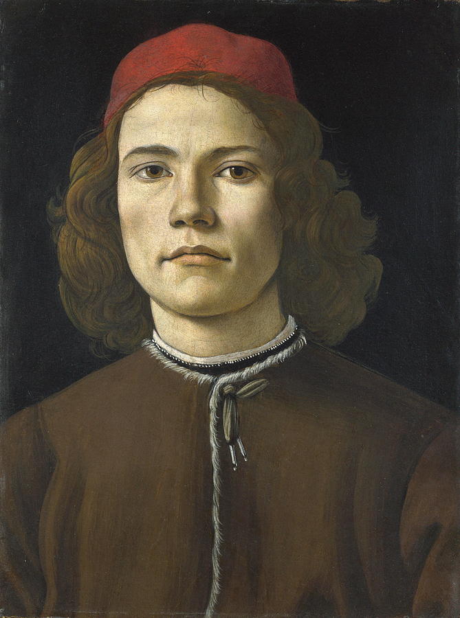 Portrait Of A Young Man Painting by Sandro Botticelli | Pixels