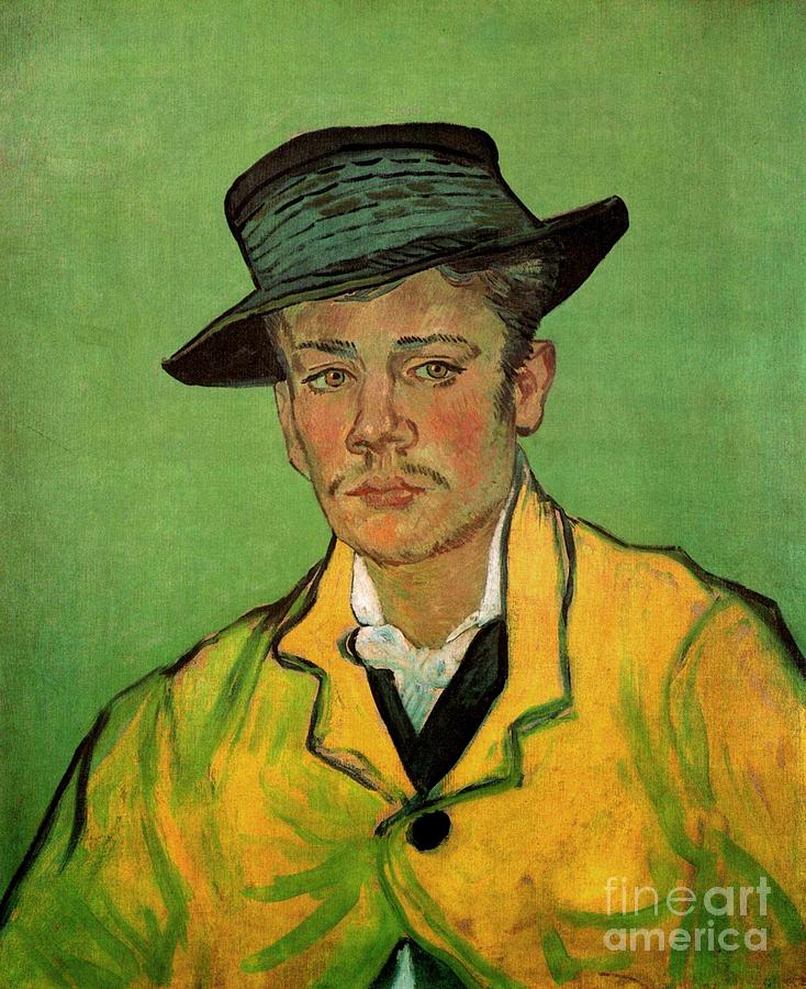 Arles Painting - Portrait of Armand Roulin #8 by Vincent Van Gogh