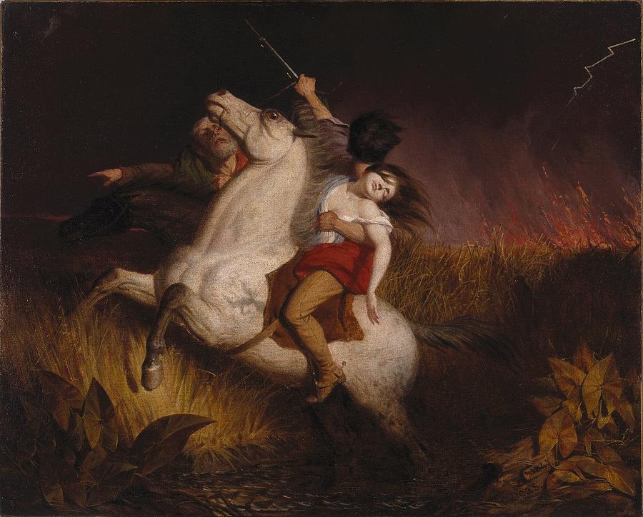 Prairie on Fire Painting by Charles Deas Fine Art America