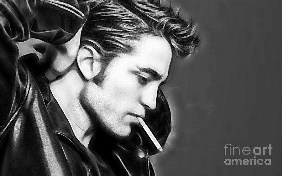 Robert Pattinson Collection #8 Mixed Media by Marvin Blaine