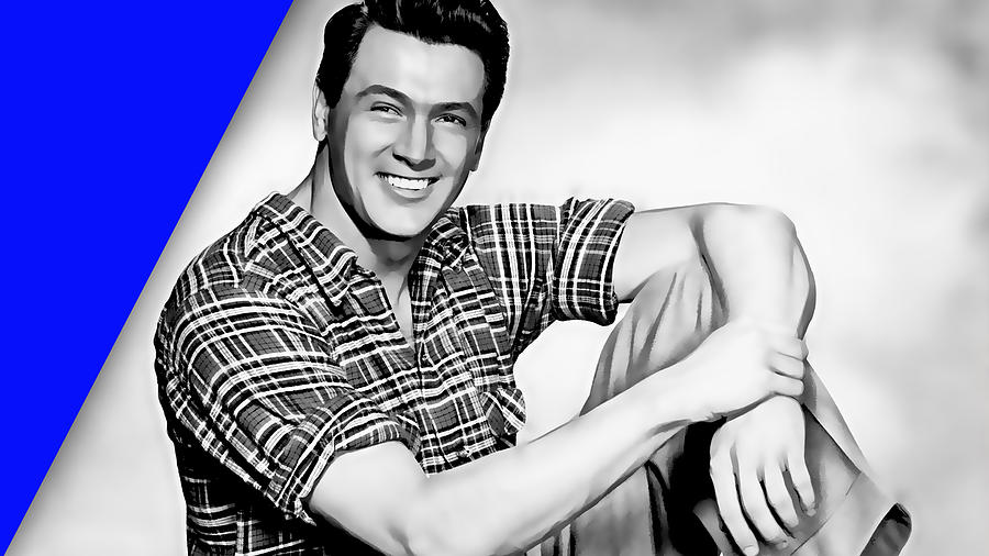 Rock Hudson Mixed Media - Rock Hudson Collection #8 by Marvin Blaine