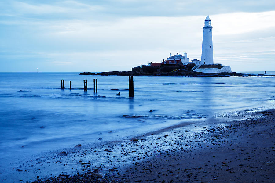 Saint Marys Lighthouse at Whitley Bay #8 Photograph by Ian Middleton