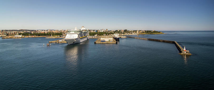 Scenes around Ogden Point cruise ship terminal in Victoria BC.Ca #8 Photograph by Alex Grichenko