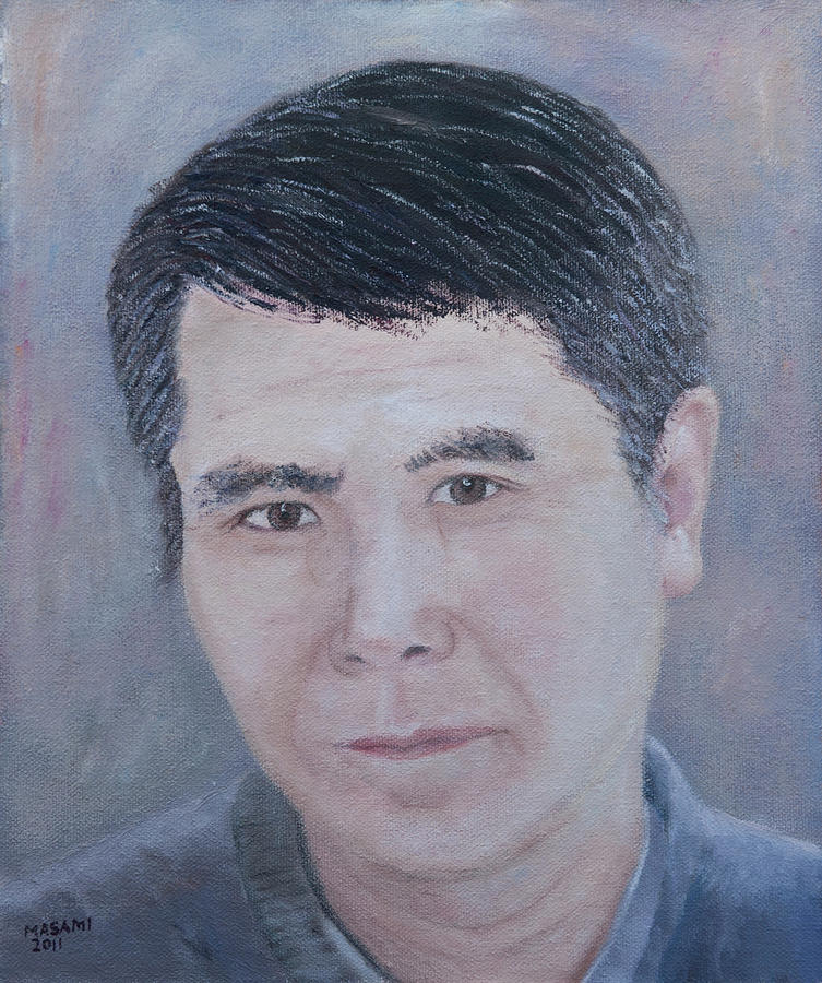 Self-portrait #8 Painting by Masami Iida