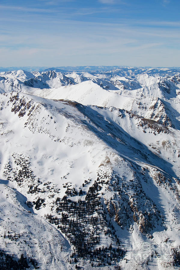 Summit of Mount Elbert Colorado in Winter #8 Photograph by Steven Krull