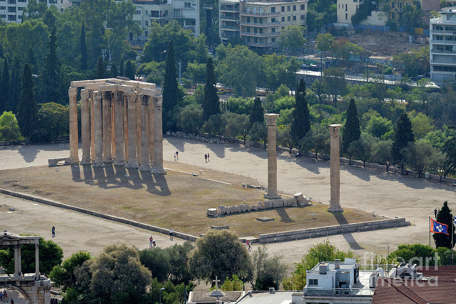 Temple of Olympian Zeus #9 Photograph by George Atsametakis