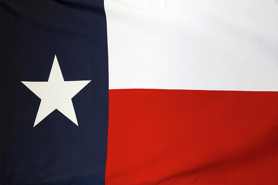 Texas flag #8 Photograph by Les Cunliffe