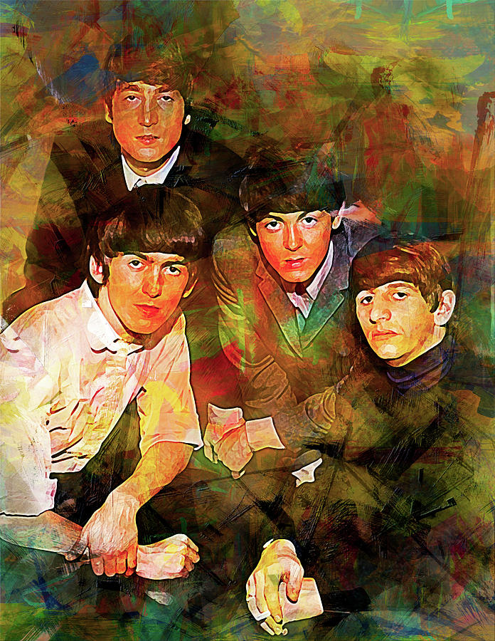 The Beatles. Digital Art by Lilia Kosvintseva