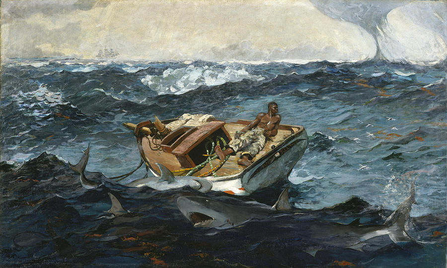 Winslow Homer Painting - The Gulf Stream #8 by Winslow Homer