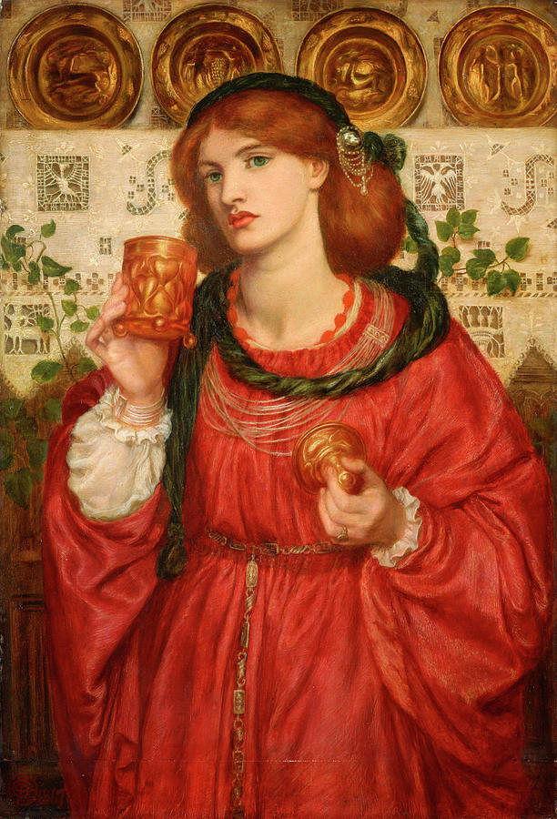 Dante Gabriel Rossetti Painting - The Loving Cup #8 by Dante Gabriel Rossetti