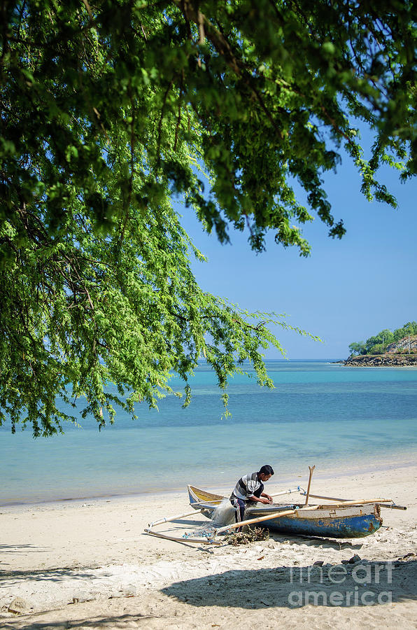 Traditional Fishing Boats On Dili Beach In East Timor Leste Photograph ...