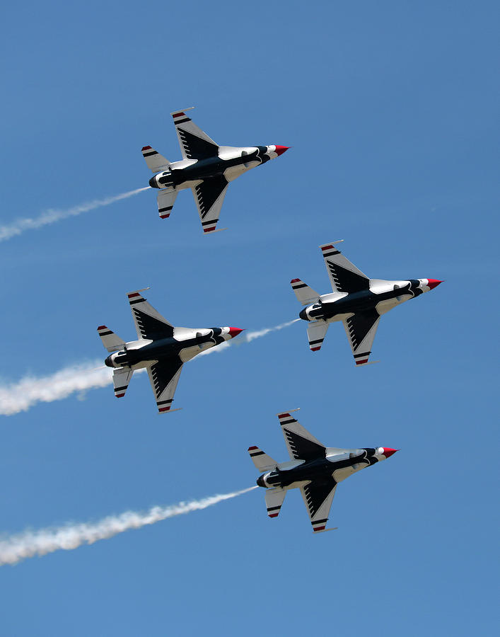 USAF Thunderbirds #8 Photograph by John Freidenberg