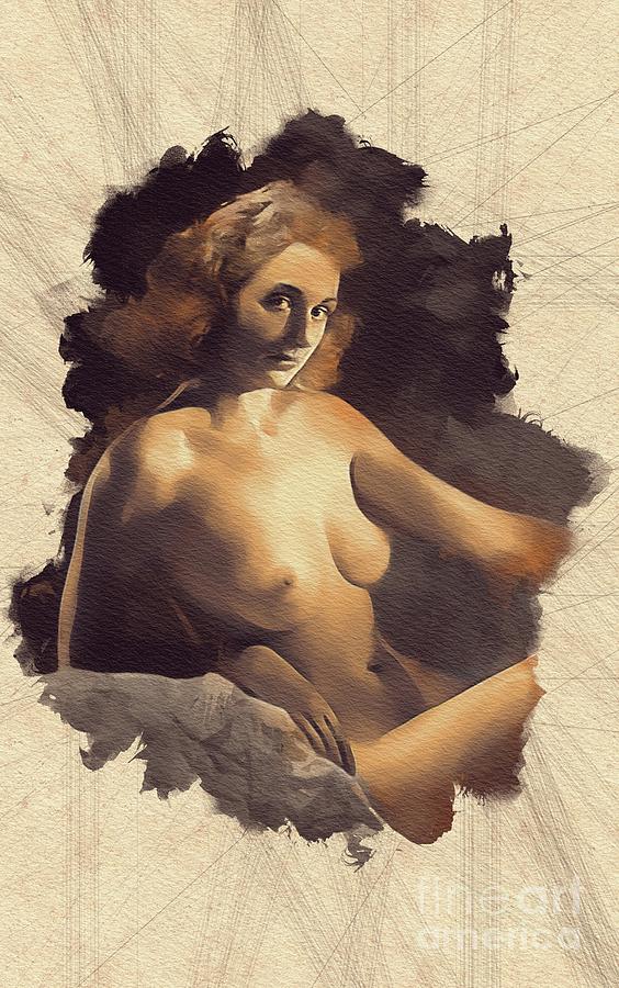 564px x 900px - Vintage Nude Pinup by Esoterica Art Agency - Royalty Free and Rights  Managed Licenses