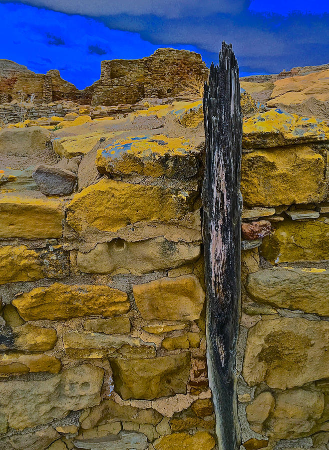Chaco Culture National Historical Park Photograph - 800 Years v2 by Scott L Holtslander