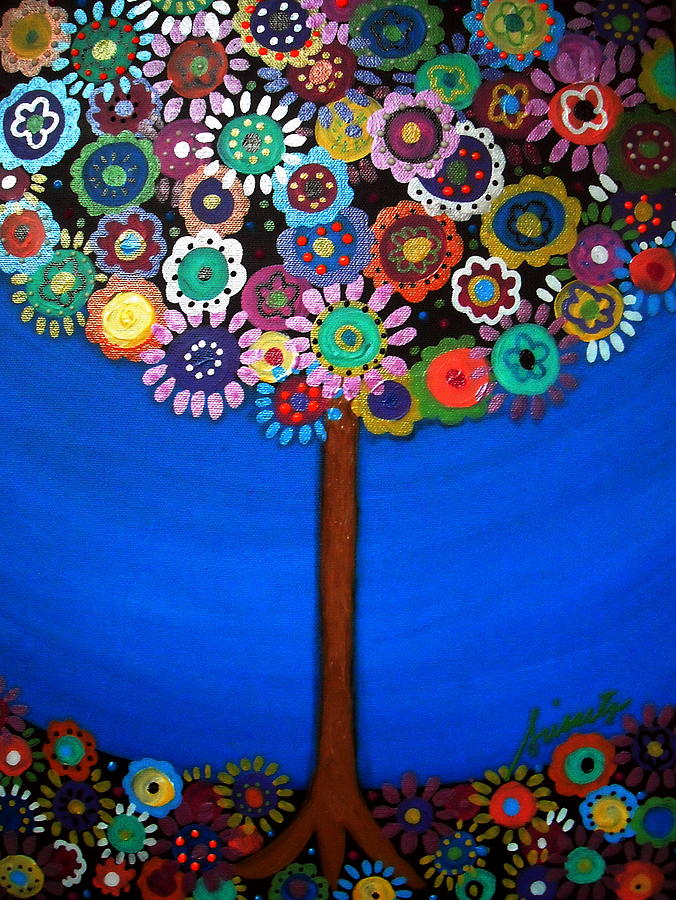Tree Of Life #82 Painting by Pristine Cartera Turkus