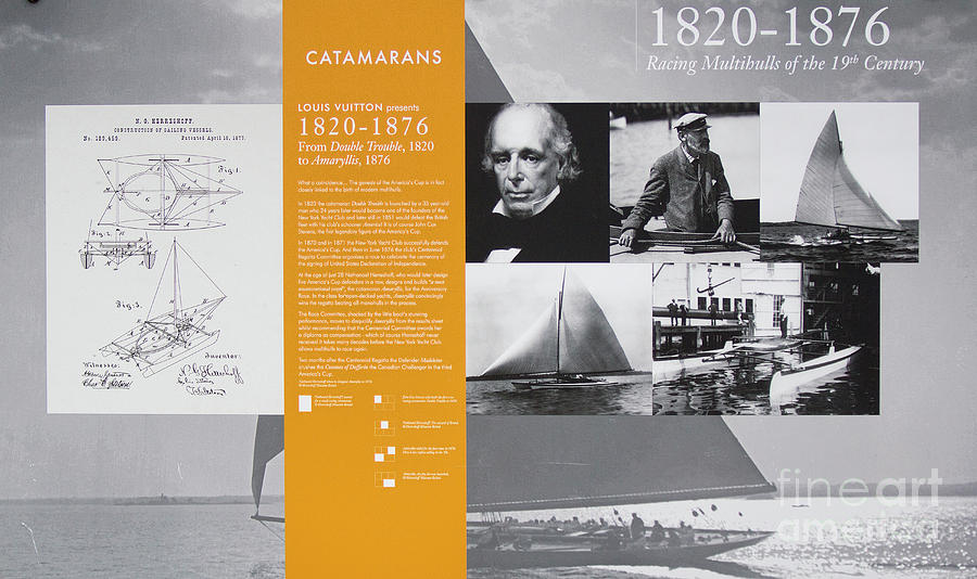 820-1876 History Catamarans  Photograph by Chuck Kuhn