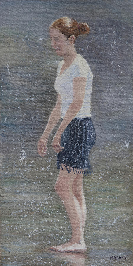 Fountain Girl #84 Painting by Masami Iida