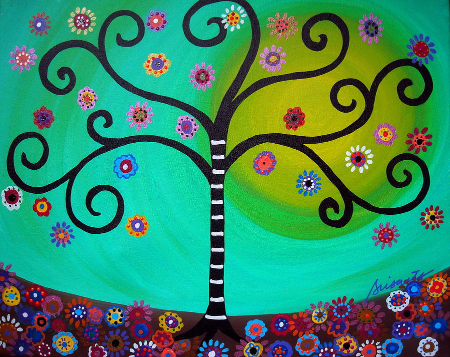 Tree Of Life #85 Painting by Pristine Cartera Turkus
