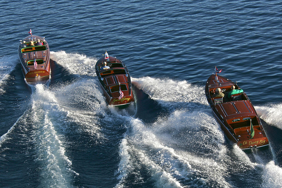 Classic Wooden Runabouts #34 Photograph by Steven Lapkin