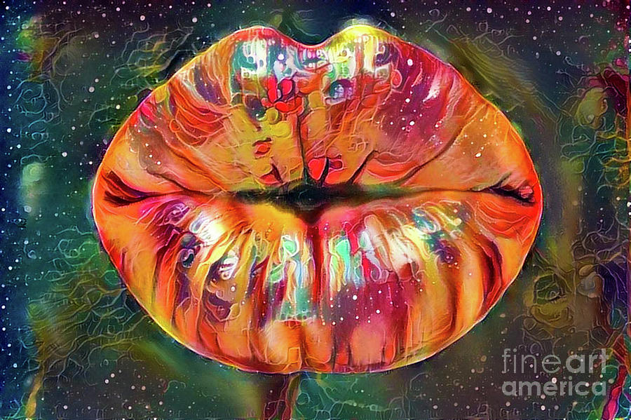 Kissing Lips #86 Digital Art by Amy Cicconi - Pixels