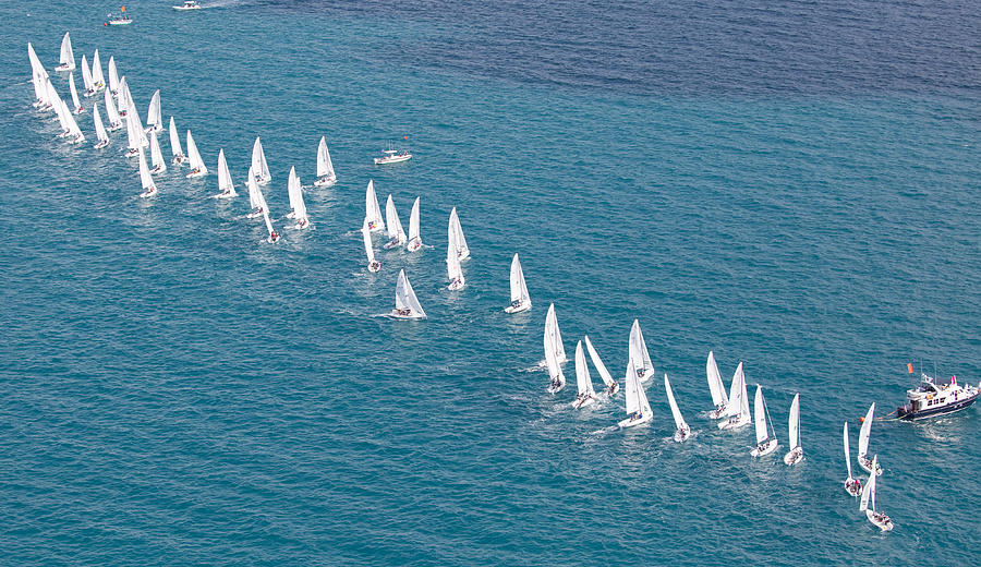 Key West Race Week Aerial Photograph by Steven Lapkin - Fine Art America