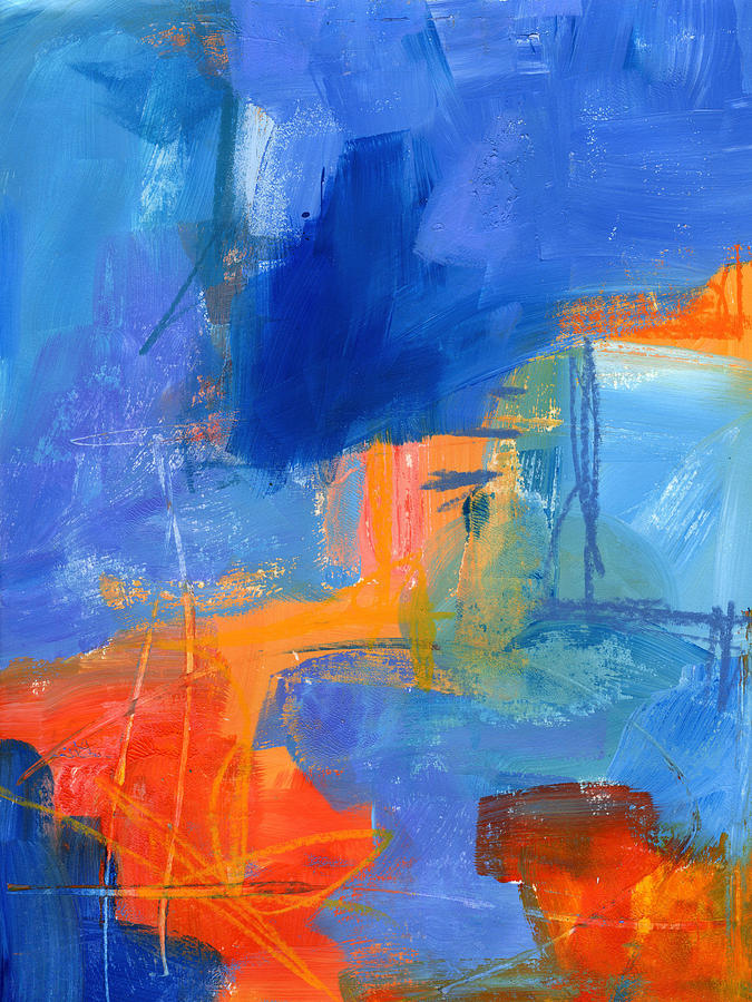 Abstract Painting - 89/100 by Jane Davies