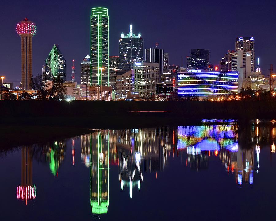 8x10 Dallas with Reflection Photograph by Frozen in Time Fine Art ...