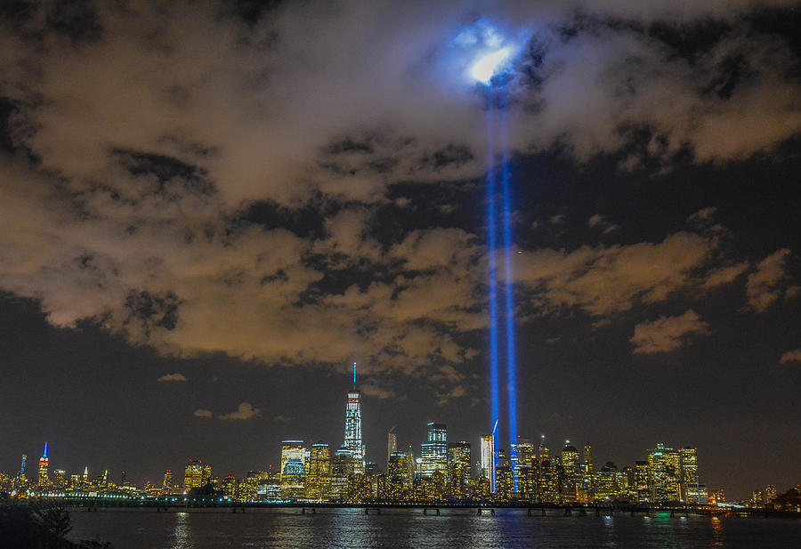 9/11 Lights To The Sky Photograph by DJ Photography NYC Fine Art America