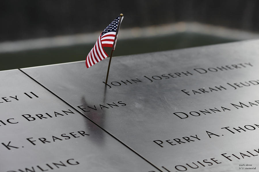 9/11 Memorial At Ground Zero Photograph by Mark Alesse
