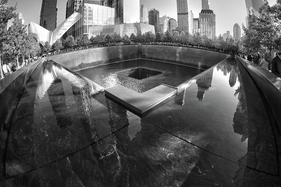 9/11 Memorial Photograph by Mitch Cat