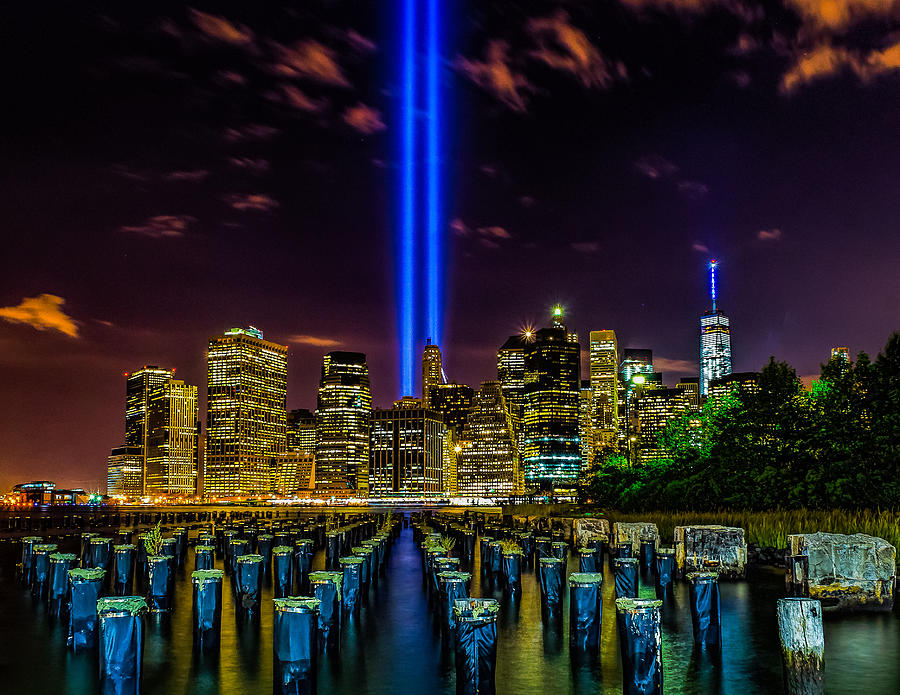 9/11 tribute in Light 2015 - Brooklyn Photograph by Nick Zelinsky Jr