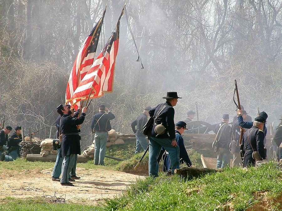 American Civil War Reenactment Photograph by Sharon Duggan Fine Art