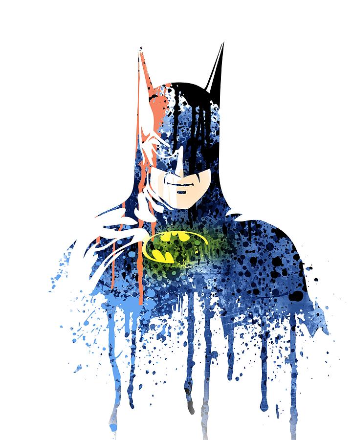 Batman #9 Painting by Art Popop