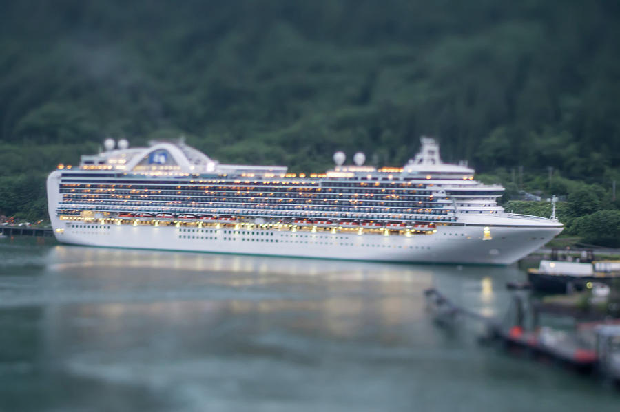 beautiful Alaskan cruise ship scenery  #9 Photograph by Alex Grichenko
