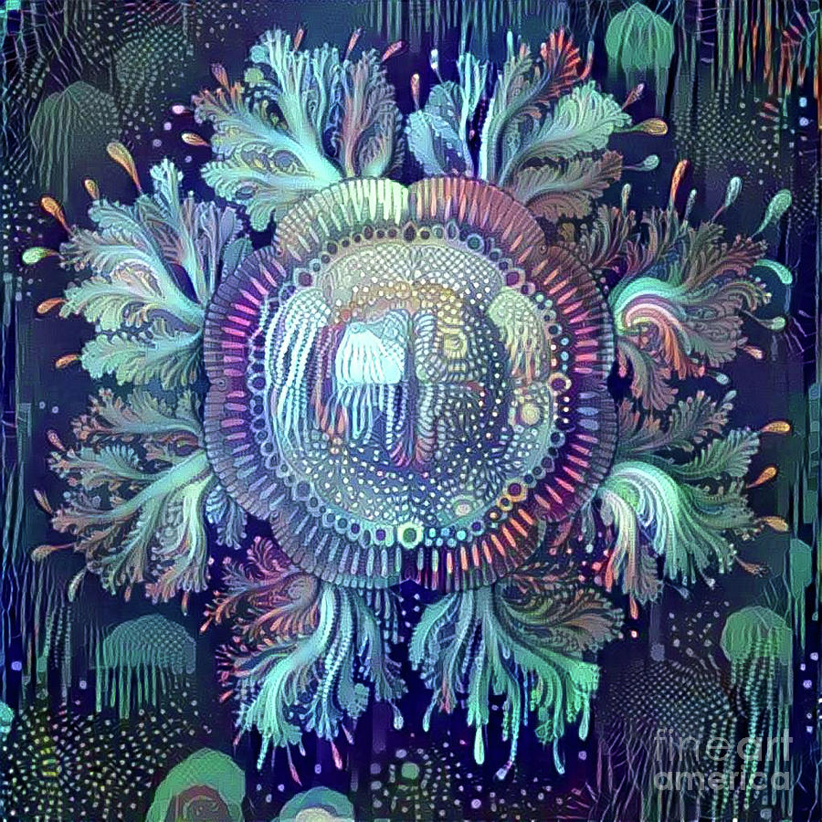 Beautiful undersea coral #9 Digital Art by Amy Cicconi