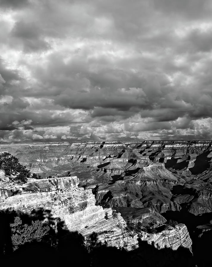 Black and white Grand Canyon Arizona Photograph by Paul Moore - Fine ...