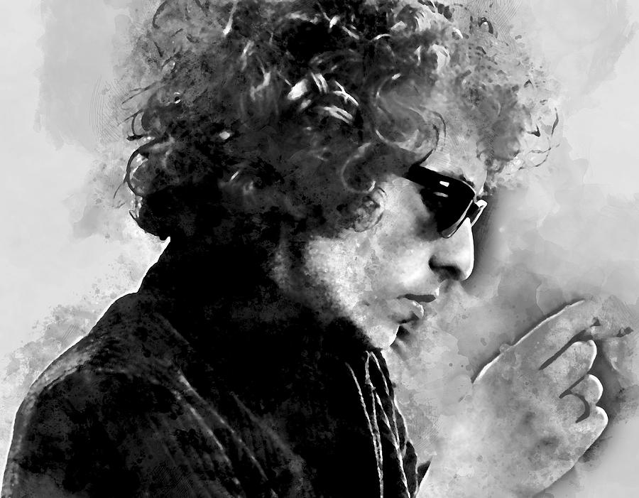 Bob Dylan #9 Mixed Media by Marvin Blaine