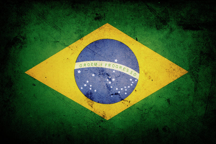 Brazilian flag  #9 Photograph by Les Cunliffe