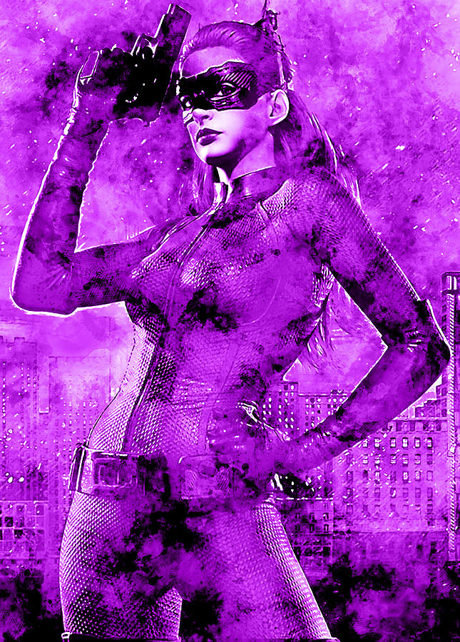 Catwoman #9 Mixed Media by Marvin Blaine